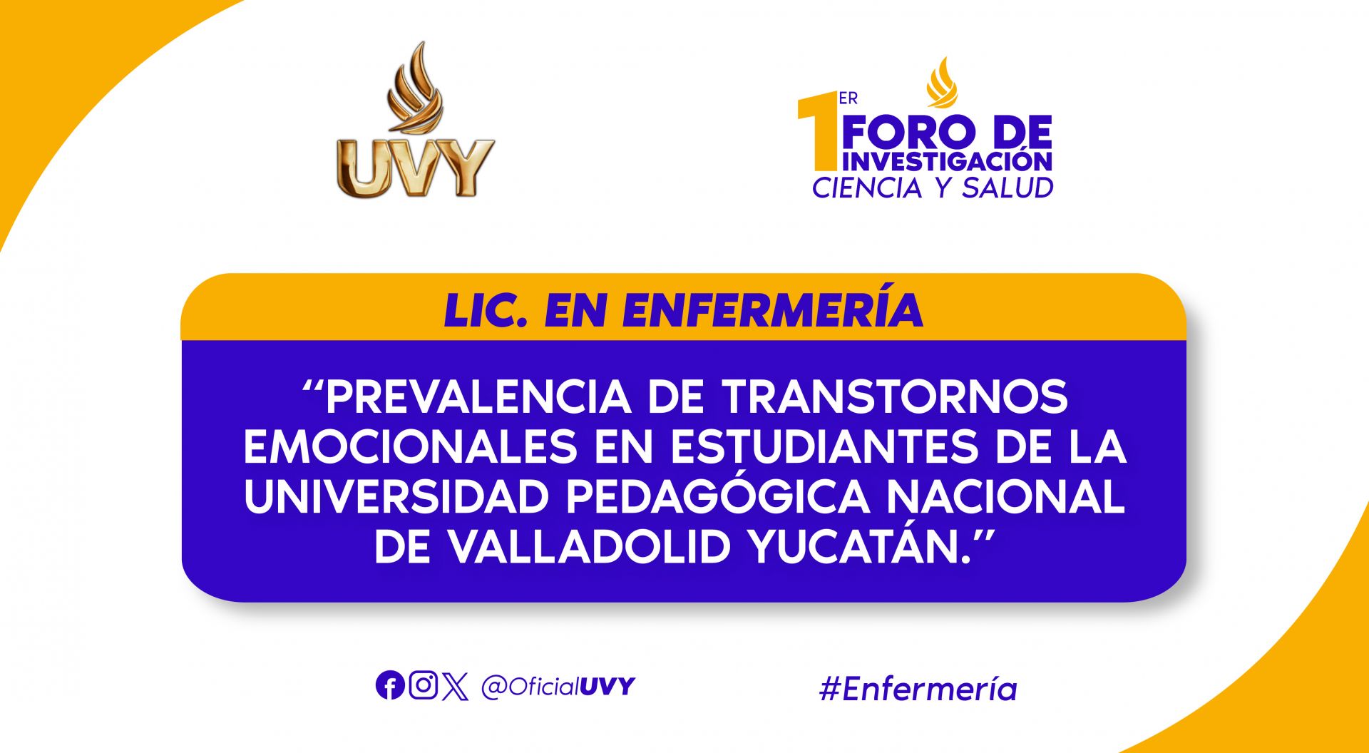 4. Cartel de investigación: 1er. Foro de investigación de ciencia y salud